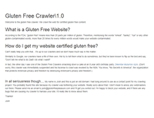 Tablet Screenshot of glutenfreepleasure.com